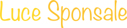 luce sponsale scritta logo